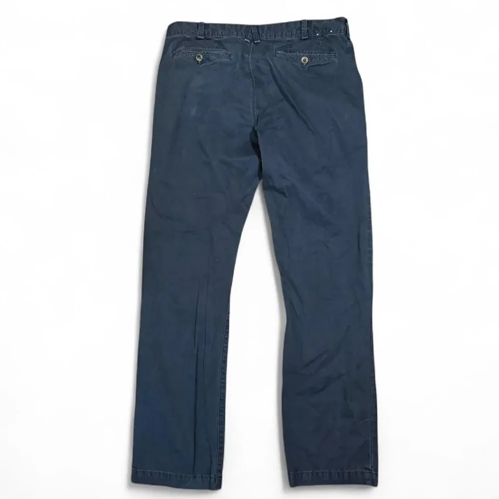 Express Men's Navy Trousers Chin Pants 34X32